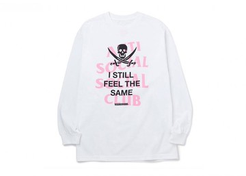 ASSC X NEIGHBORHOOD BLACK JACK WHITE LONG SLEEVE TEE