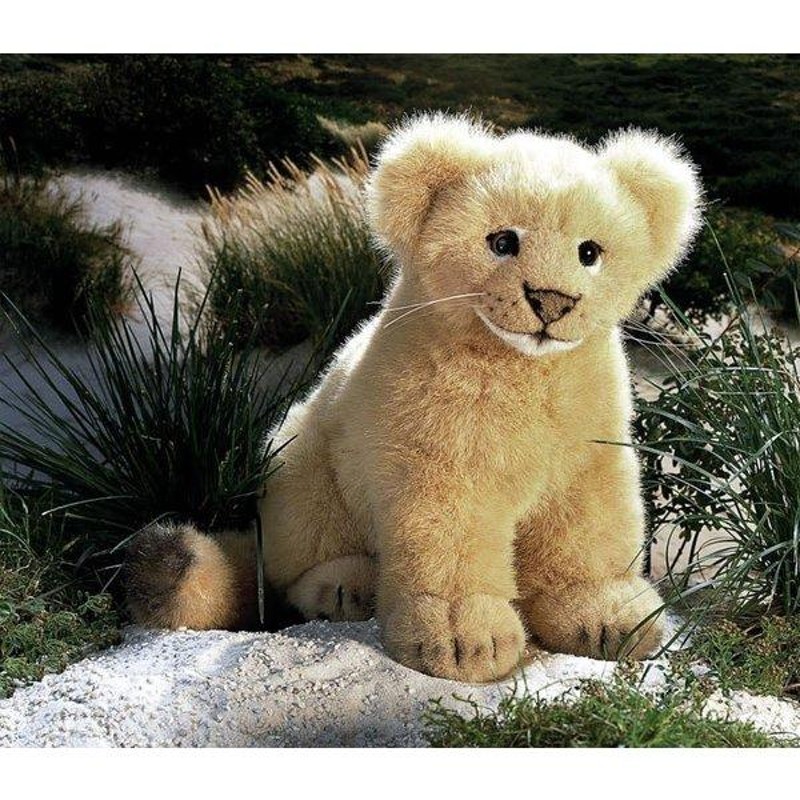 ケーセン ぬいぐるみ kosen ライオンの赤ちゃん 座り 33cm “Uzuri” Lion Cub リアル 動物 | LINEブランドカタログ