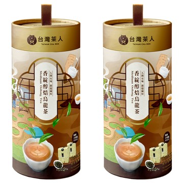台灣茶人 香綻醇焙烏龍茶 中焙烏龍茶  50g  2包  1罐