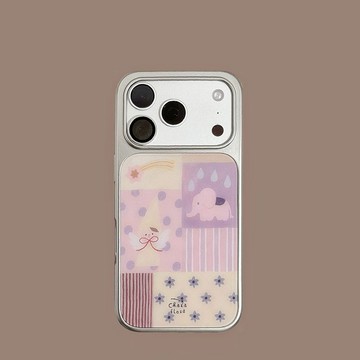✨iPhone手機殼✨膚感玻璃流星小象適用蘋果17air手機殼iPhone6e5promax女23/4Plus