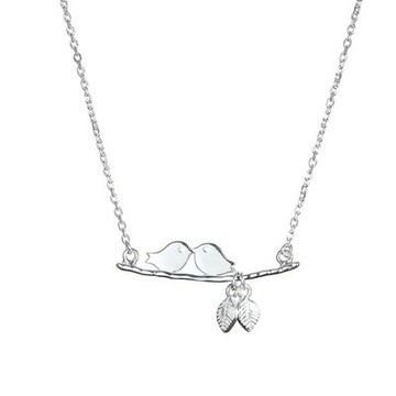 925純銀項鍊小鳥樹枝吊墜-時尚精選精緻熱銷女飾品73qi96【獨家進口】【米蘭精品】