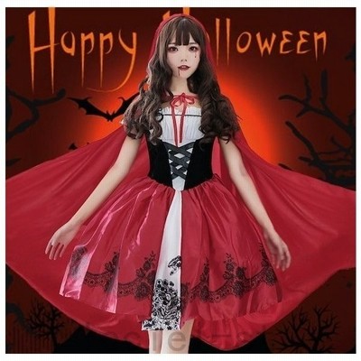 ハロウィン ワンピース 仮装 衣装 マント付き 吸血鬼 巫女 妖精 悪魔 パーティードレス コスプレ 舞台演出服 ステージコスチューム 大人 通販 Lineポイント最大get Lineショッピング