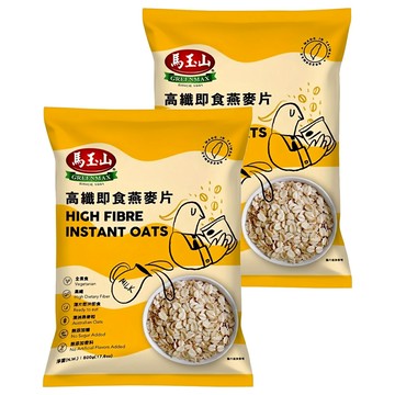 馬玉山 高纖即食燕麥片  500g  2包