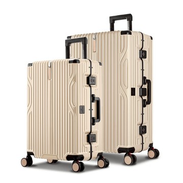買就送~新品上市~Arowana 亞諾納 極致美學航太鋁框20、25、29吋煞車避震彈簧輪旅行箱/行李箱