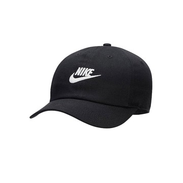 Nike K NK CLUB CAP US CB FUT WSH 大童 黑色 運動 遮陽帽 棒球帽 FB5063-010