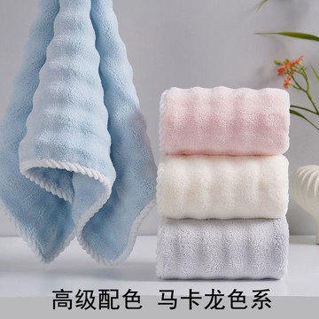 🛒臺灣24h🌳吸水洗澡毛巾成人兒童毛巾洗臉擦手擦臉比純棉吸水柔軟面巾中型