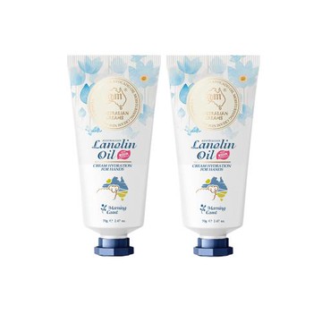 澳洲 G&M 花漾水潤酪梨油綿羊護手霜含維他命E-早晨海岸(70g/支 2入組)