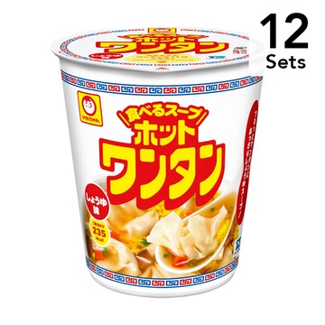 【Set of 12】Maru -chan Hot Wantan soy sauce 46g