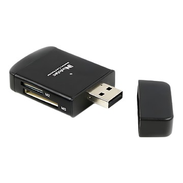 infotec 英富達 多合一記憶卡 鋁合金讀卡機 CD101  4插槽設計  可讀取128G高速記憶卡  1個