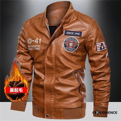 ライダースジャケット 革ジャン バイクウェア アウター 裏起毛 暖かい ライダース ジャケット お兄系 B系 レザージャケット ミリタリージャケット おしゃれ 通販 Lineポイント最大get Lineショッピング