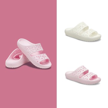 Crocs 卡駱馳 (中性鞋) 經典花蕊涼鞋 Sandal涼拖 -210966_洞洞鞋