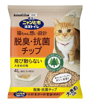 Nyan both clean toilet deodorant antibacterial chip larger grain 4L