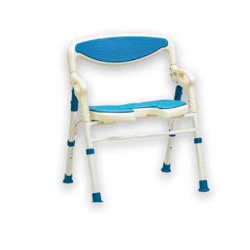 【醫博士專營店】杏華 S198 鋁製日式款洗澡椅 凹墊洗澡椅 (台灣製造)