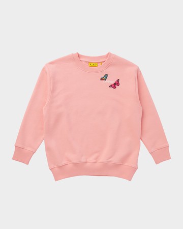 Girl's Arrow Butterfly Sweatshirt, Size 4-12