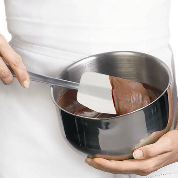 《Cuisipro》霧銀矽膠刮刀(白29cm)