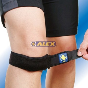 【教練先生】ALEX 丹力 護膝 髕骨帶 護具 台灣製造 膝蓋加壓 膝部反拉加強帶 膝部加壓 T-38