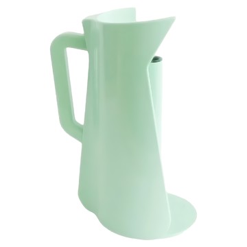 Hachiman Kasei 八幡化成 Vertu De Carafe 冷水壺廚房衛生紙架，附花瓶，ABS+PP塑料，20.8x14.5x30.5公分  薄荷綠  1個