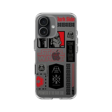 iPhone 17 Clear Case（相機按鈕） 透明 - 迪士尼-星際大戰 Star Wars - 風暴兵&光劍-潮流系列
