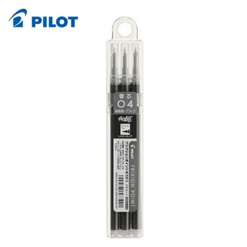 PILOT 百樂 極細按鍵魔擦筆 筆芯 黑/紅/藍 0.4mm 3支入 / 組 LFPK-30S4【APP滿額下單10%點數(單一帳號最高1500點)】8/31止