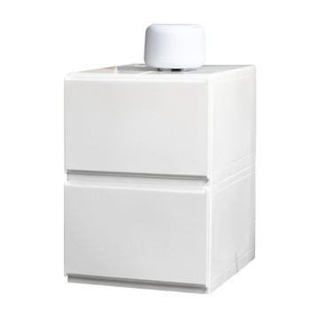 【HOUSE】大栗子純白無印風一層抽屜式收納箱-2入【4號-台灣製造】4號大栗子(2入)