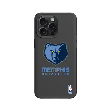 iPhone 15 Pro Max SolidX 黑 - NBA - Logo-曼斐斯灰熊 Memphis Grizzlies