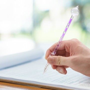 溫控泡泡玻璃沾水筆-4色