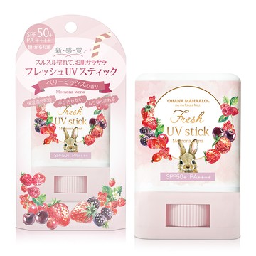 OHANA MAHAALO 莓果兔兔絲滑白雪防曬棒(15g)