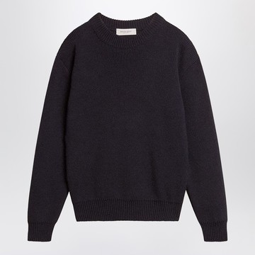 Navy blue cotton sweater