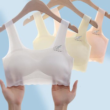 發育期女童內衣初高中小學生中大兒童薄款透氣少女文胸無痕小背心
