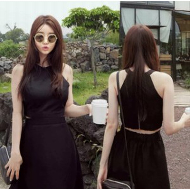 ホルターネック ワンピース 大きいサイズ ワンピース ホルターネック ドレス ホルターネック トップス ノースリーブ ワンピース キャミ 通販 Lineポイント最大1 0 Get Lineショッピング