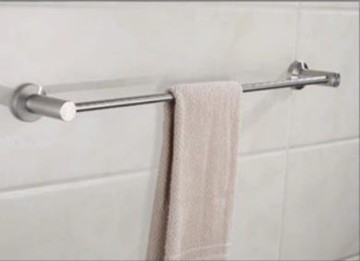 奧汀不銹鋼304 拉絲紋單桿毛巾架60cm/CZ-30401