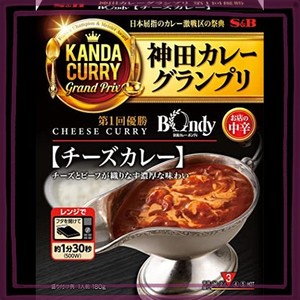 エスビー食品 神田カレーグランプリ 欧風カレーボンディ チーズカレー お店の中辛 180G×5個 ボックス