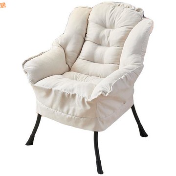 懶人沙發單人椅子大學生宿舍電腦椅舒適陽臺小沙發軟臥室靠背躺椅[DD280108]