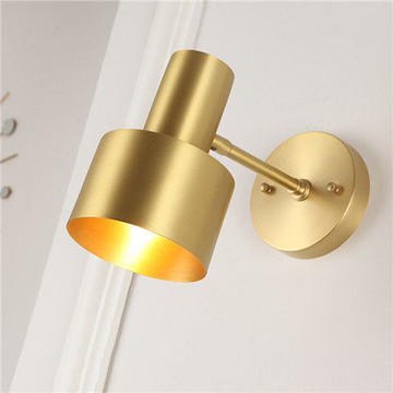 免運 鏡前燈 化妝燈 浴室燈 簡約北歐黃銅保護視力看書辦公桌護眼臥室復古床頭壁燈鐵藝術設計全館折扣 特惠/新品特價 可開立發票 5m78