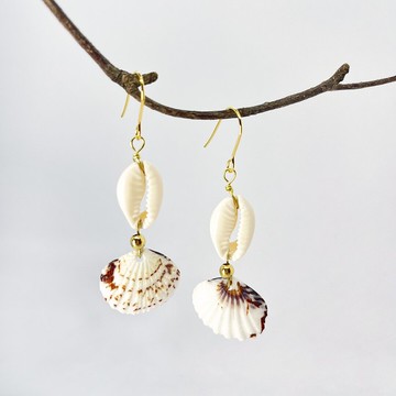 貝殼系列 / 貝殼派對 /耳環 / 耳夾