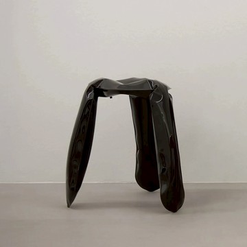 Zieta Plopp Standard 椅凳 亮面黑