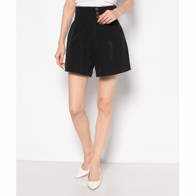 イング ハイウエストキュロットパンツ レディース クロ F Ingni 通販 Lineポイント最大get Lineショッピング