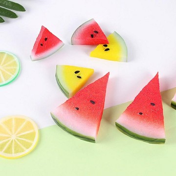 立體PVC拍攝掛件水果片模型3d切片西瓜擺件裝飾西瓜片