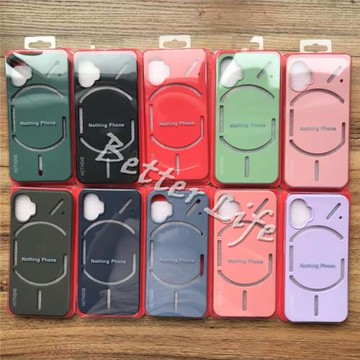 絲滑手感適用Nothing Phone1硅膠手機殼液態親膚手感保護殼內植絨