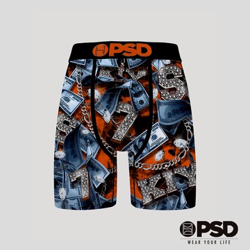 【PSD Underwear 官方旗艦店】 KIYAN ANTHONY- 平口四角褲 (涼感版型)-大富豪-黑色