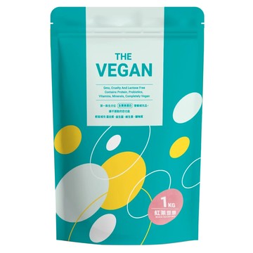 THE VEGAN 樂維根 植物性優蛋白 紅茶豆漿口味  1kg  1包
