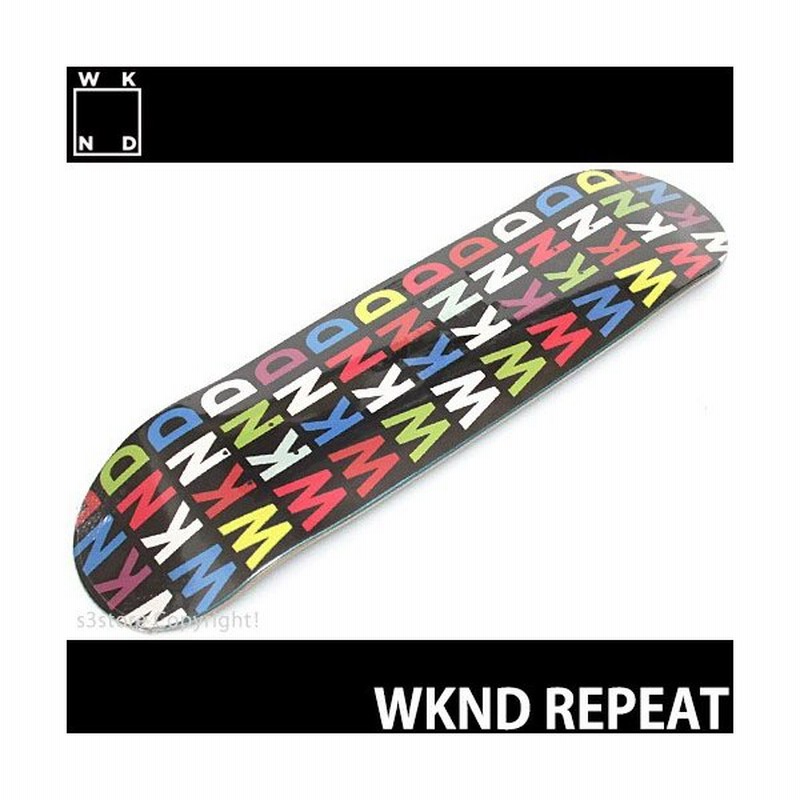 ウィークエンド リピート Wknd Wknd Repeat スケートボード スケボー デッキ ストリート Skateboard Deck La ロス ロサンゼルス カラー Multi サイズ 8 38 通販 Lineポイント最大0 5 Get Lineショッピング