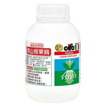青山 根果寶 Radicifo有機質液肥 500ml 玉米酵素 開根促果實肥大 抗逆境