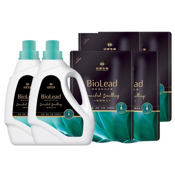 BioLead經典香氛洗衣精 璀璨時光*(2瓶+4包)