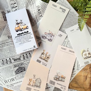 喵喵的奇幻歷險 便條本