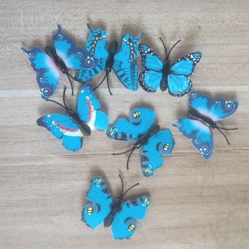 🌈「學校專用」科學教具 蝴蝶磁鐵套裝配件科學小實驗讓蝴蝶飛實驗配件磁性蝴蝶