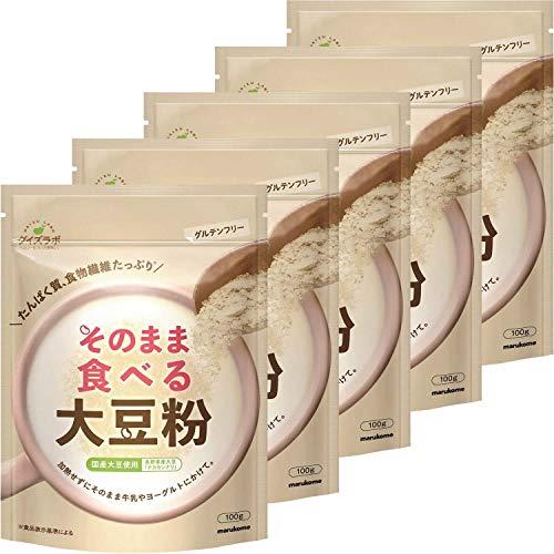 マルコメ ダイズラボ そのまま食べる大豆粉 100g ×5個