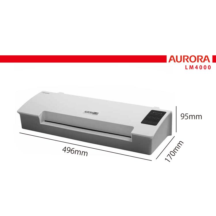 aurora オーロラ A3ラミネーター 高速起動 幅広タイプ A4 はがき 写真 名刺 タッチパネル搭載 LM4000