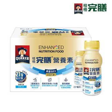 【桂格完膳】營養素高蛋白EX 237mlx24入(含鉻代謝)香草口味