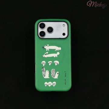 蘋果17保護殼.綠色森林適用17蘋果13/15手機殼12/11iPhone14菲林殼16promax小眾